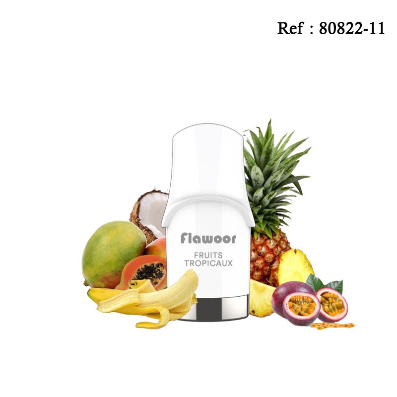 Pod Flawoor Mate Fruits tropicaux 10mg/mL pré-rempli 2mL - 2 pcs