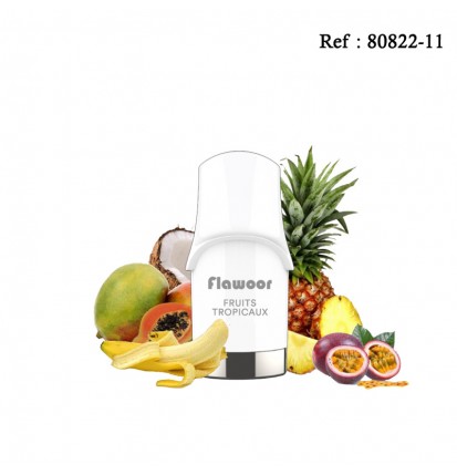 Pod Flawoor Mate Fruits tropicaux 10mg/mL pré-rempli 2mL - 2 pcs