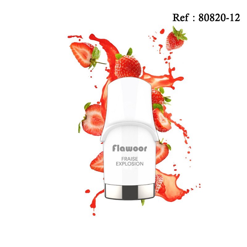 Pod Flawoor Mate Fraise explosion 20mg/mL pré-rempli 2mL - 2 pcs