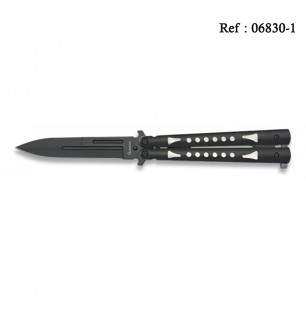 Knife Papillon 10 cm Black/Silver