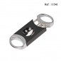 cigar cutter metal black 23 mm with gift box