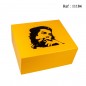 humidor CHE yellow for 40 cigars, 260 x 220 x 115