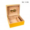 humidor CHE yellow for 40 cigars, 260 x 220 x 115
