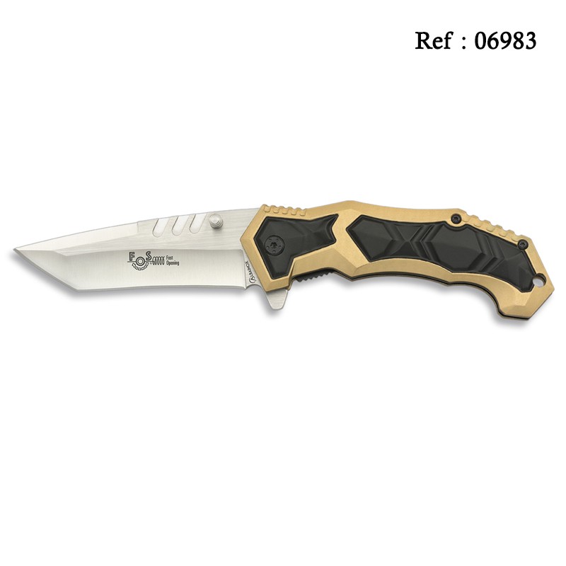 Fos knife Gold/Black 9 cm