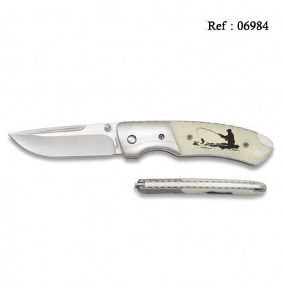 fisher knife abs white 8 cm