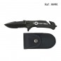 air force knife black 8 cm with nylon sleeve