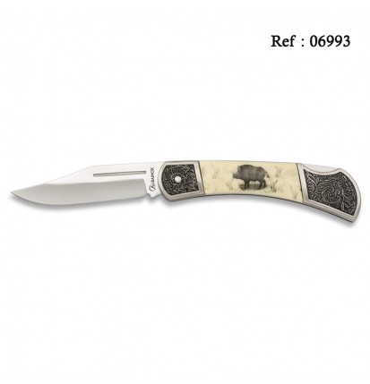 Boar knife 8.1 cm PVC orné