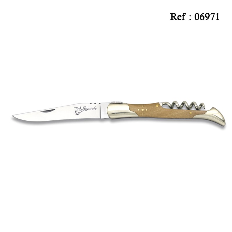 knife Laguiole 9 cm Alpaga/Olivier