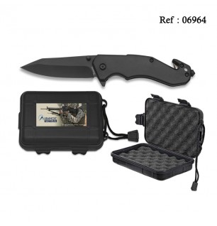 black knife ABS 8.5 cm with clip