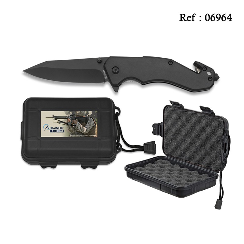 black knife ABS 8.5 cm with clip