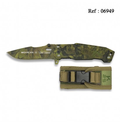 knife tactique Mohican III K25 green 7.2 cm