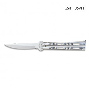 folding knife 10 cm chrom