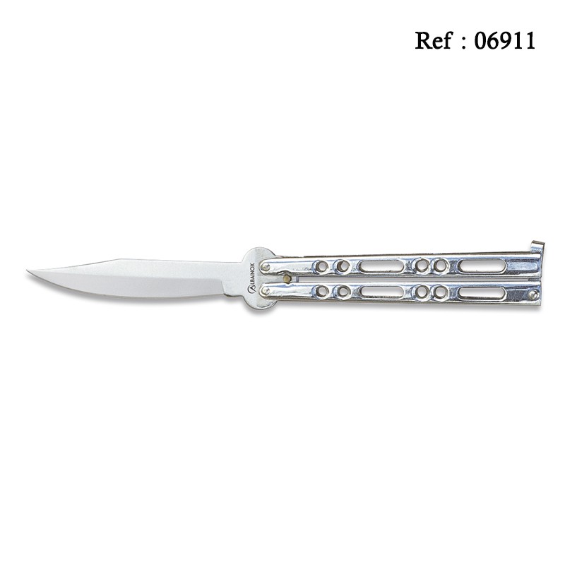 folding knife 10 cm chrom