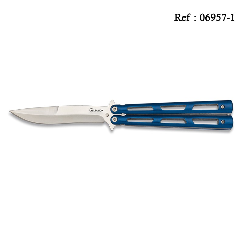 Knife Papillon 10 cm Blue