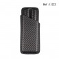 Cigar case  look carbon design for 2 cigars,18.5 lenght Ø 2.4 cm