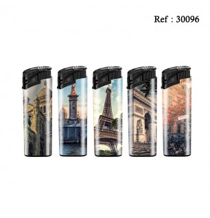 Briquet Piezo décor MONUMENTS 12677