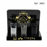 Briquet Pipe ZORR Pipa 3 coloris ass, display de 6