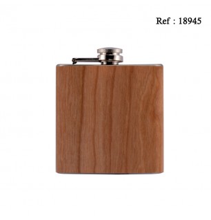 flask 180 ml/60z wood