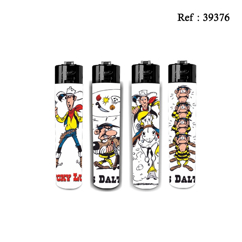 Briquet Pierre Festival Lucky Luke/Dalton IV, display de 24