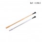 Cigarette holder telescopic chrom and gold assorted per 6 pcs 21-45cm