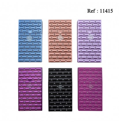 Cigarette box Slim 100S Strass assorted per 12 pcs