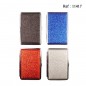 Cigarette case glitter for 14 cigarettes assorted per 12 pcs