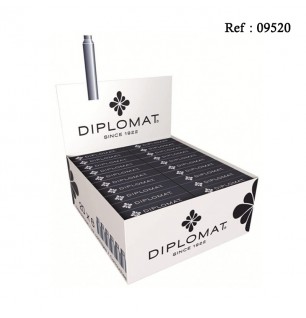 Cartouches DIPLOMAT display de 20 x 6, encre noire