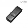 Etui DIPLOMAT cuir noir, 3 stylos