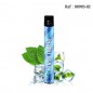 E-cigarettes jetables WPuff Menthe Fraiche 1.7% 600 Puffs