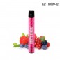 E-cigarettes jetables WPuff Fruits Rouges Nicotine 1.7% 600 Puffs