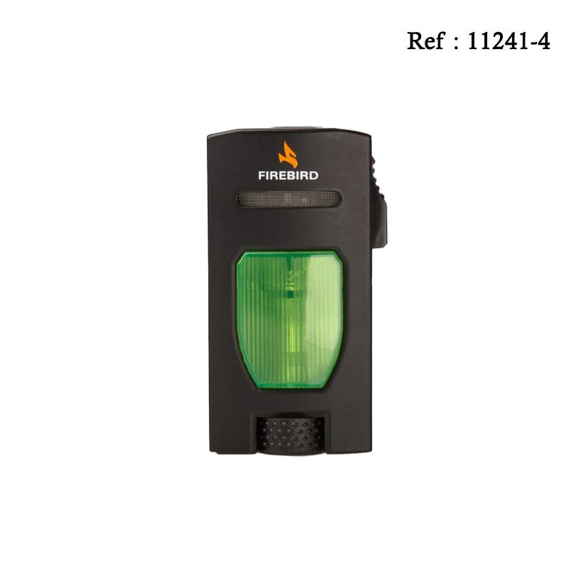 Jet lighter Firebird "Rogue" Black/Green in gift box