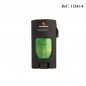 Briquet Firebird "Rogue" torche Noir/Vert, en boîte cadeau