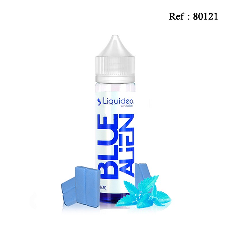 E-liquid Blue Alien FIFTY SALT Liquideo 50mL without nicotine