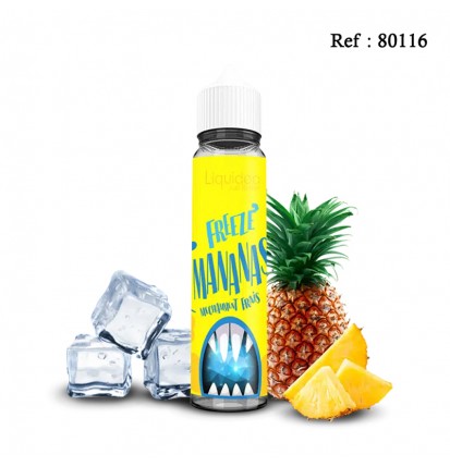 E-liquid Mananas FREEZE Liquideo 50mL without nicotine