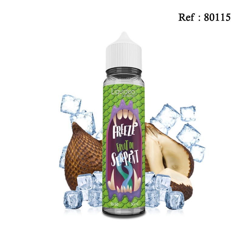 E-liquide Fruit du serpent FREEZE Liquideo 50mL sans nicotine