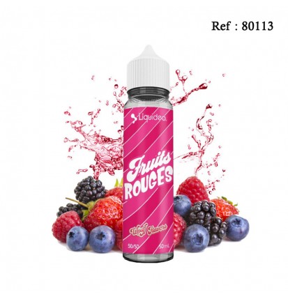 E-liquid Wpuff Red Fruits Liquideo 50mL without nicotine