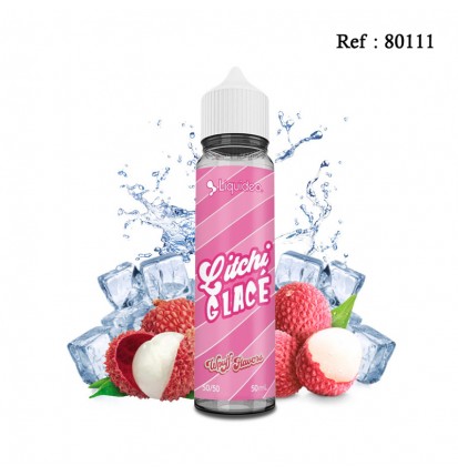 E-liquide Wpuff Litchi glacé Liquideo 50mL sans nicotine