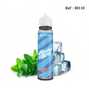 E-liquide Wpuff Menthe Fraîche Liquideo 50mL sans nicotine