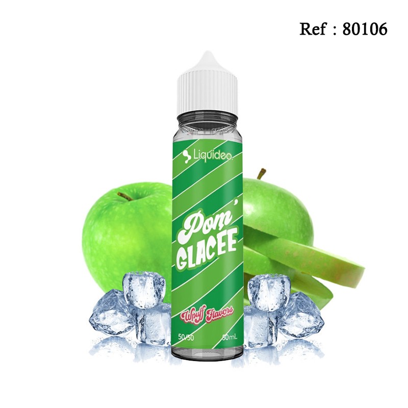 E-liquide Wpuff Pom' Glacée Liquideo 50mL sans nicotine