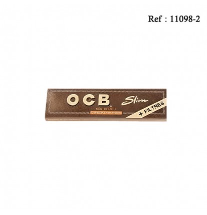 OCB Virgin Slim cig.paper+filters, display of 32 booklets