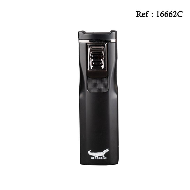 Lighter Formula Crocodile Double Black matt Torch