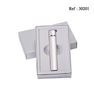 Themis soft flame lighter chrome