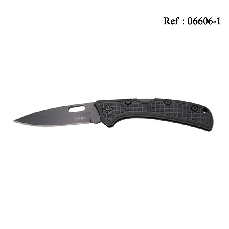 Knife THIRD Nylon Black 11cm, Stainless steel