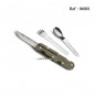 HERBERTZ Bivouac Camping Cutlery 5pcs Stainless steel