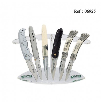 Plexiglas display for 6 HERBERTZ knives