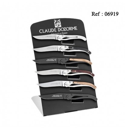 Display 6 LAGUIOLE Dozorme knives (empty)