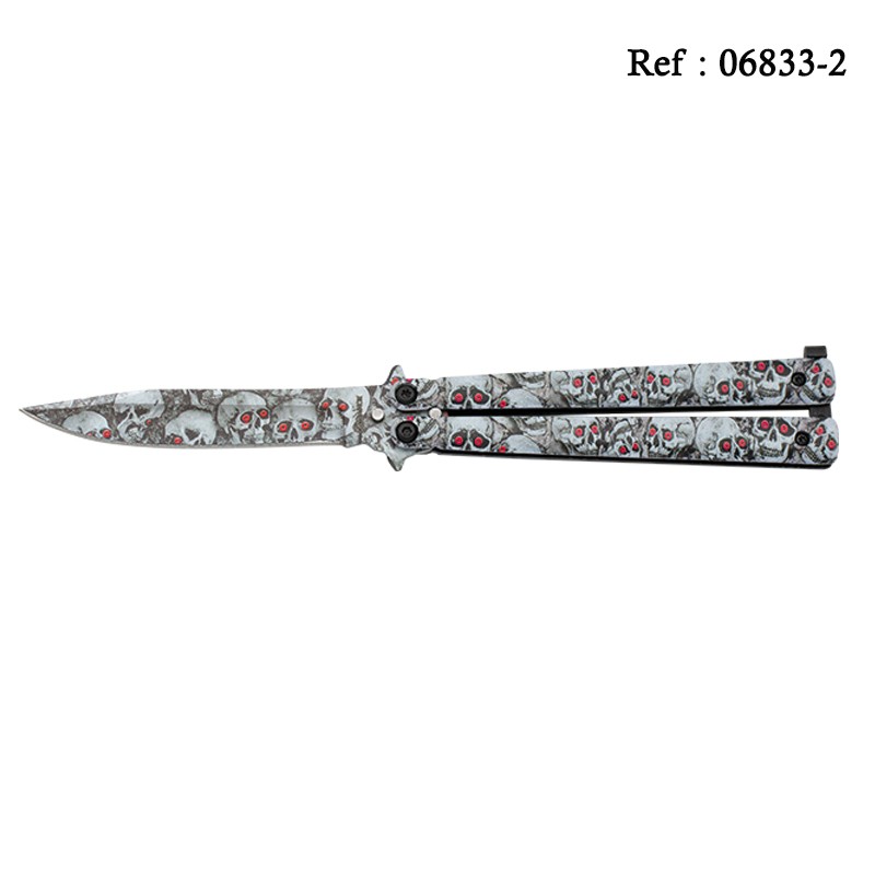 Knife Papillon 9.5 cm Fighter 3D