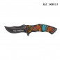 Knife 3D 8.5 cm Fire Dragon with clip