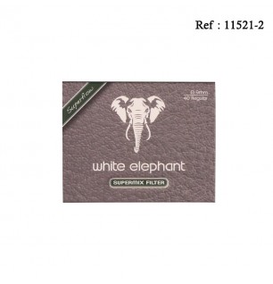 Filtre 9mm White Elephant Supermix, 40filtres/boite,display 10boites