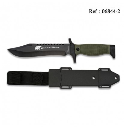 Knife Black Bear 18 cm Green/Black 